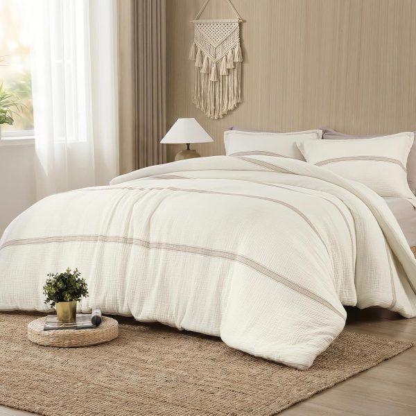 Soft And Lightweight Cotton Gauze Quilt Set For Year-Round Use